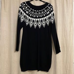Aztec Sweater Dress